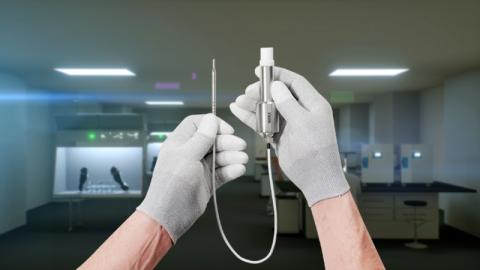 Hydrogen peroxide vapor sensor
