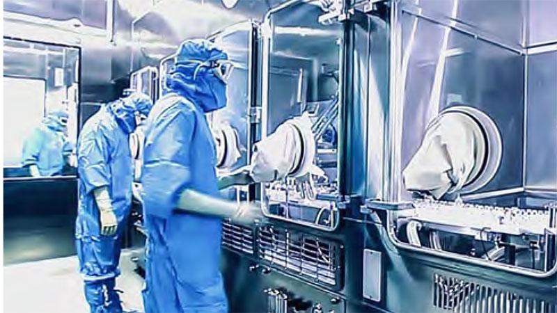 Cleanroom workers